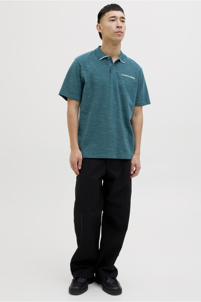 JCOLOGAN INJECT POLO SS SMU 12283821 DEEP TEAL